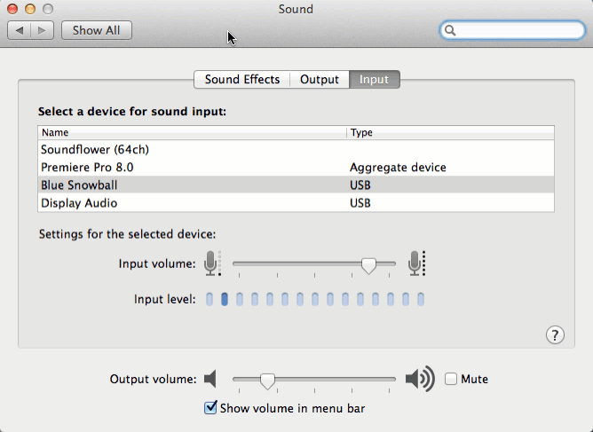 mac audio control